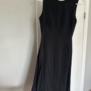 Kut from the Kloth Black Midi Dress